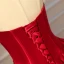 Simple Bordeaux Robe De Soirée 2018 Princesse Volants Bustier Sans Manches Dos Nu Longue Robe De Ceremonie