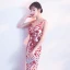 Chic / Beautiful Evening Dresses  2017 Trumpet / Mermaid Lace Sequins Backless V-Neck Sleeveless Floor-Length / Long Formal Dresses