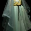 Chic / Beautiful Sage Green Flower Girl Dresses 2017 A-Line / Princess Appliques Bow Scoop Neck Backless Long Sleeve Ankle Length Wedding Party Dresses