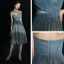 Modern / Fashion Sexy Pool Blue Graduation Dresses 2018 A-Line / Princess Tulle Lace-up Backless Short Strapless Homecoming Formal Dresses
