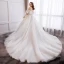 Modern / Fashion White Plus Size Wedding Dresses 2019 Ball Gown Lace Tulle Appliques Backless Strapless Chapel Train Wedding