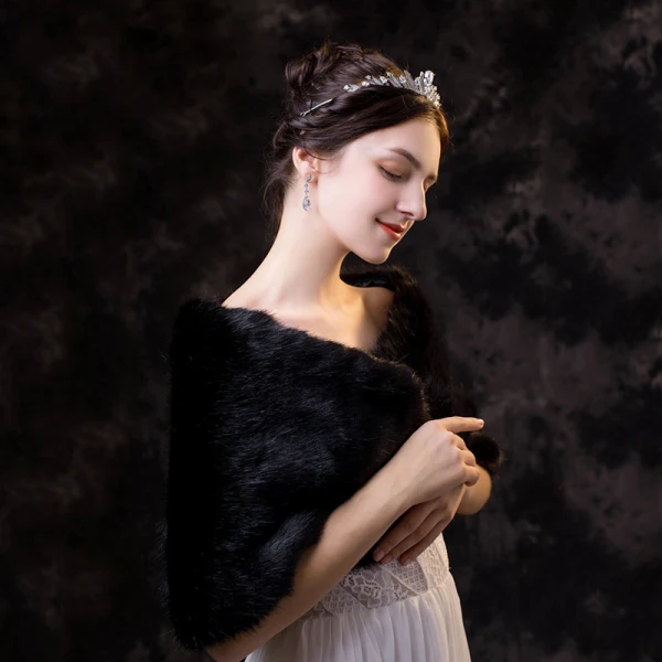 Charming Burgundy shawl 2020 Striped Polyester Wedding Evening Party Prom Accessories
