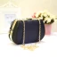 Luxe 2017 Noire Feuille Cristal Glitter Faux Diamant PU Plage Église Jardin / Extérieur Pochette