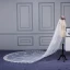 Amazing / Unique White Cathedral Train Wedding 2018 Tulle Lace Appliques Wedding Veils
