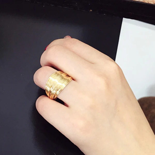 Modern / Fashion Gold Ring Metal Rave Club Rings 2019 Accessories