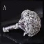 Luxury / Gorgeous Silver Metal Beading Crystal Rhinestone Wedding Flowers 2019