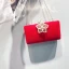 Modern / Fashion Red Clutch Bags Beading Flower Velour Cocktail Party Evening Party Accessories 2019