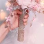 Flower Fairy Elegant Blushing Pink Wedding Flowers 2020 Metal Appliques Beading Crystal Feather Flower Rhinestone Bridal Wedding Accessories