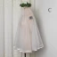 Modest / Simple White Short Wedding Veils Chiffon Wedding Accessories 2019