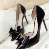 Classic 2017 8 cm / 3 inch Black Red Silver White Casual PU Summer High Heels Stiletto Heels Pumps