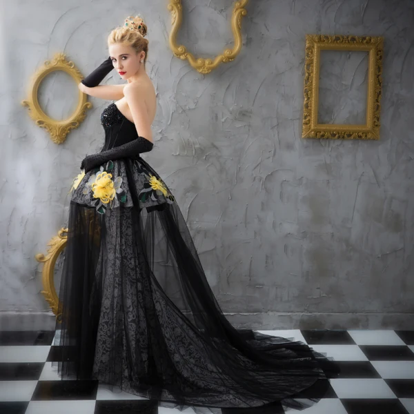 Amazing / Unique Black Prom Dresses 2017 Trumpet / Mermaid Lace Strapless Appliques Backless Beading Prom Formal Dresses