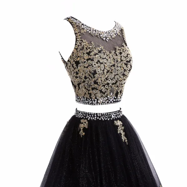 Black and shop gold piece outfit