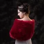 Charming Burgundy shawl 2020 Striped Polyester Wedding Evening Party Prom Accessories