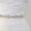Luxe Blanche Mariage Rubans 2020 Tulle Métal Perlage Perle Faux Diamant La Mariée Promo Accessorize