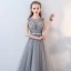 Chic / Beautiful A-Line / Princess Evening Dresses  2017 Grey Crossed Straps Strappy Charmeuse Lace V-Neck Sleeveless Cocktail Party Evening Party