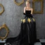 Amazing / Unique Black Prom Dresses 2017 Trumpet / Mermaid Lace Strapless Appliques Backless Beading Prom Formal Dresses