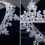 Classic Elegant Ocean Blue Bridal Jewelry 2017 Metal Beading Crystal Rhinestone Headpieces Wedding Prom Accessories