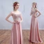 Chic / Beautiful Pearl Pink Evening Dresses  A-Line / Princess Lace Strapless Corset Floor-Length / Long 2017 Appliques Backless Beading Rhinestone Evening Party Formal Dresses
