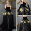 Amazing / Unique Black Prom Dresses 2017 Trumpet / Mermaid Lace Strapless Appliques Backless Beading Prom Formal Dresses