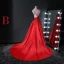 Sexy Red Evening Dresses  2017 A-Line / Princess V-Neck Charmeuse Backless Evening Party Formal Dresses
