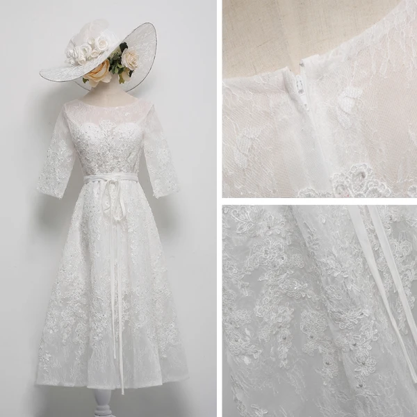 Chic / Beautiful White Evening Dresses 2018 A-Line / Princess Tulle U-Neck Lace-up Appliques Beading Evening Party Formal Dresses