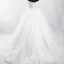 Amazing / Unique White Court Train Wedding 2018 Ball Gown Tulle Backless Beading Corset Rhinestone Wedding Dresses