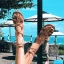 Bohemia Modern / Fashion Brown Outdoor / Garden Womens Sandals Beach Summer Strappy X-Strap Flat Womens Shoes 2019