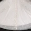 Luxury / Gorgeous Ivory Plus Size Ball Gown Wedding Dresses 2021 Crossed Straps 1/2 Sleeves V-Neck Tulle Satin Lace Handmade  Beading Backless Appliques Tassel Cathedral Train Wedding