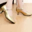 Romantic Lovely Black Latin Dance Shoes 2020 5 cm Dancing Prom Laser Buckle Heels Round Toe Womens Shoes