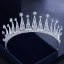 Sparkly Silver Wedding Tiara 2018 Metal Rhinestone Accessories