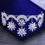 Najpiękniejsze / Ekskluzywne Srebrny Gwiazda Rhinestone Tiara 2018 Metal Akcesoria