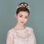 Najpiękniejsze / Ekskluzywne Srebrny Gwiazda Rhinestone Tiara 2018 Metal Akcesoria