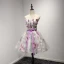 Fine Grå Homecoming Graduation Kjoler 2017 Prinsesse Kjæreste Uten Ermer Syrin Appliques Blomst Beading Paljetter Perle Printing Sash Korte Buste Ryggløse Formelle Kjoler