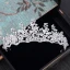 Sparkly Silver Tiara 2018 Metal Rhinestone Crystal Wedding Accessories