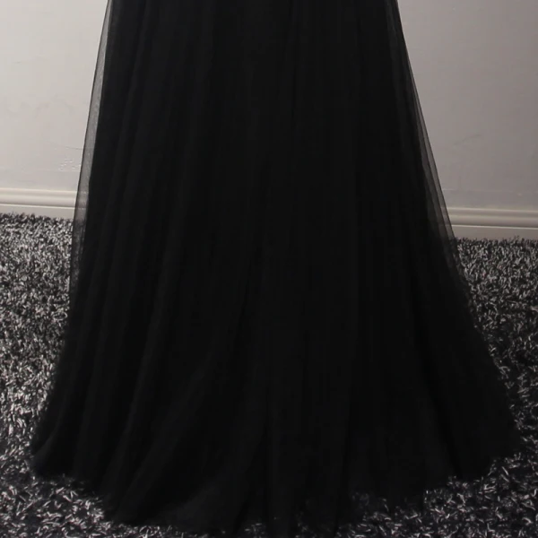 Chic / Beautiful Gold Black Evening Dresses 2017 A-Line / Princess Scoop Neck Sleeveless Beading Crystal Sequins Pearl Metal Sash Floor-Length / Long Backless Formal Dresses