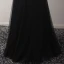Chic / Beautiful Gold Black Evening Dresses  2017 A-Line / Princess Scoop Neck Sleeveless Beading Crystal Sequins Pearl Metal Sash Floor-Length / Long Backless Formal Dresses