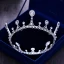 Modest / Simple Silver Wedding Tiara 2018 Metal Rhinestone Accessories