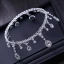 Modest / Simple Silver Wedding Tiara 2018 Metal Rhinestone Accessories