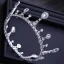 Modest / Simple Silver Wedding Tiara 2018 Metal Rhinestone Accessories