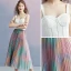 Colored Multi-Colors Summer Homecoming Graduation Dresses 2018 A-Line / Princess Shoulders Sleeveless Tea-length Pleated Backless Formal Dresses