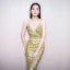 Scintillantes Doré Paillettes Robe De Soirée 2018 Trompette / Sirène Bretelles Spaghetti Sans Manches Faux Diamant Ceinture Longue Dos Nu Robe De Ceremonie