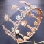 Najpiękniejsze / Ekskluzywne Złote Ślub Tiara 2018 Metal Rhinestone Akcesoria