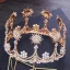 Najpiękniejsze / Ekskluzywne Złote Ślub Tiara 2018 Metal Rhinestone Akcesoria