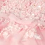 Flower Fairy Pearl Pink Evening Dresses  2018 A-Line / Princess Square Neckline Cap Sleeves Appliques Flower Beading Bow Sash Sweep Train Ruffle Backless Formal Dresses