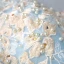 Elegante Himmelblau Pearl Rosa Abendkleider 2018 A Linie Spaghettiträger Bandeau 1/2 Ärmel Applikationen Spitze Perle Strass Lange Rüschen Rückenfreies