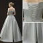 Simple Ivoire Robe De Mariée 2018 Princesse De l'épaule Manches Courtes Dos Nu Longue Volants