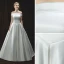 Simple Ivoire Robe De Mariée 2018 Princesse De l'épaule Manches Courtes Dos Nu Longue Volants