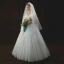 Chic / Beautiful Ivory Wedding Dresses 2018 Ball Gown See-through Scoop Neck Short Sleeve Backless Appliques Lace Rhinestone Beading Floor-Length / Long Ruffle