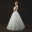 Fine Elfenben Brudekjoler 2018 Prinsesse Fantastiske / Unike Kjæreste Uten Ermer Ryggløse Appliques Blomst Perle Beading Paljetter Lange Buste