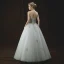 Chic / Beautiful Ivory Wedding Dresses 2018 A-Line / Princess Sweetheart Sleeveless Backless Gold Appliques Lace Sequins Pearl Floor-Length / Long Ruffle